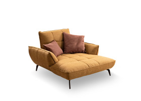 Loveseat vito TICONA in mustard