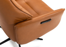 TV-Sessel vito REAR in light-cognac