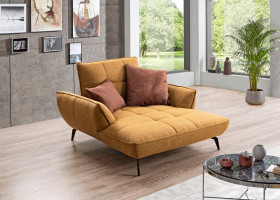 Loveseat vito TICONA in mustard